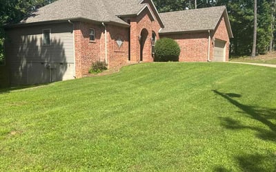 Photo of Dale D.'s yard after getting lawn care in Bella Vista, AR