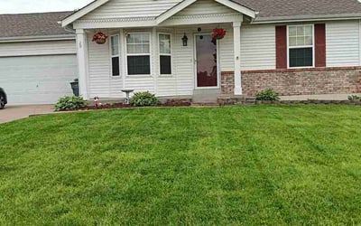 Photo of Jennifer B.'s yard after getting lawn care in Edwardsville, IL