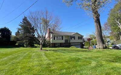 Photo of Andres M.'s yard after getting lawn care in Bristol, CT
