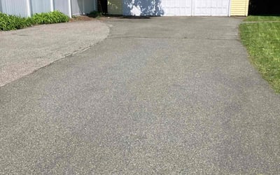 Photo of Mr. B.'s yard after getting lawn care in Brockton, MA