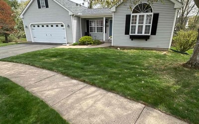 Photo of Aquanette W.'s yard after getting lawn care in Middletown, CT