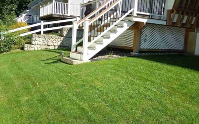 Photo of Steve F.'s yard after getting lawn care in Ballston Spa, NY