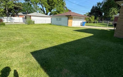 Photo of Kiana J.'s yard after getting lawn care in Warren, MI