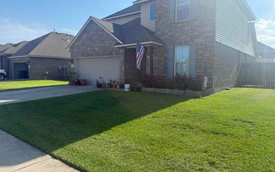 Photo of Marilou C.'s yard after getting lawn care in Harleysville, PA
