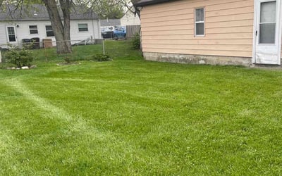 Photo of Brody L.'s yard after getting lawn care in Fairborn, OH