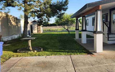 Photo of Tyler B.'s yard after getting lawn care in Parrish, FL