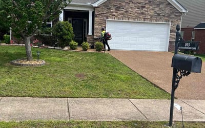 Photo of Brian T.'s yard after getting lawn care in West Newton, PA