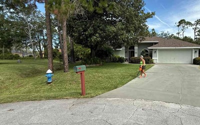 Photo of Brendan I.'s yard after getting lawn care in Dayton, TX