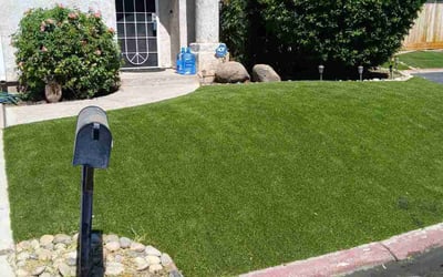 Photo of Donald B.'s yard after getting lawn care in Reedley, CA