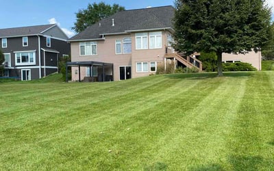 Photo of Frisco Y.'s yard after getting lawn care in Delhi, MI
