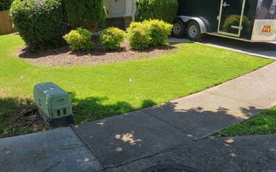 Photo of Jennifer B.'s yard after getting lawn care in Cumming, GA