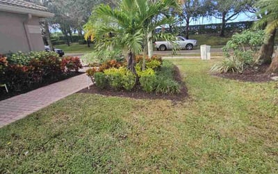 Photo of Brad G.'s yard after getting lawn care in Delray Beach, FL