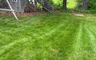 Photo of Kenneth S.'s yard after getting lawn care in Simsbury, CT