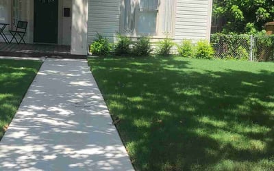 Photo of Amanda C.'s yard after getting lawn care in Kenosha, WI