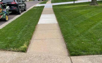 Photo of Keith B.'s yard after getting lawn care in Leawood, KS
