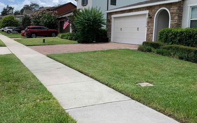 Photo of Kristina H.'s yard after getting lawn care in Tewksbury, MA