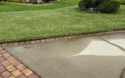 Photo of Rebecca G.'s yard after getting lawn care in Glen Burnie, MD