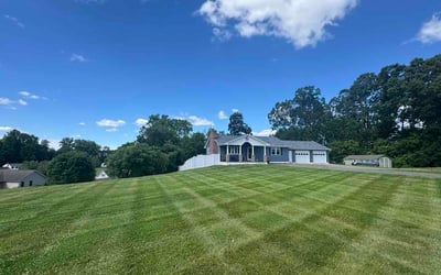 Photo of Brandon H.'s yard after getting lawn care in Arnold, MO