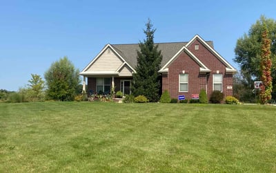 Photo of Tyler W.'s yard after getting lawn care in Brighton, MI