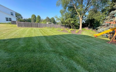 Photo of Sandra M.'s yard after getting lawn care in Flemington, NJ