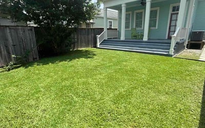 Photo of Jalen C.'s yard after getting lawn care in Statesville, NC