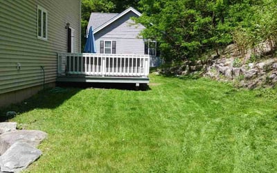 Photo of Jillian M.'s yard after getting lawn care in Holden, MA