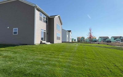Photo of James B.'s yard after getting lawn care in Oswego, IL
