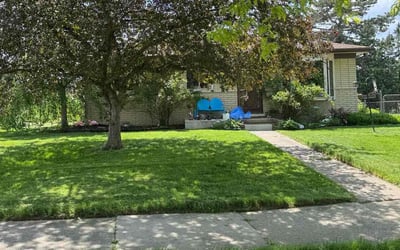 Photo of Amy R.'s yard after getting lawn care in Commerce Township, MI