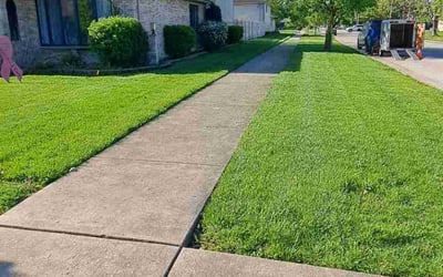 Photo of Michael U.'s yard after getting lawn care in Burbank, IL