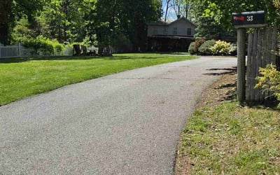 Photo of John R.'s yard after getting lawn care in Auburn, MA