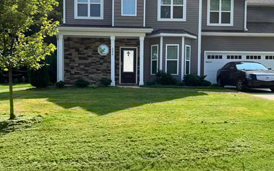 Photo of Regina L.'s yard after getting lawn care in Elgin, SC