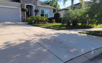 Photo of Erica J.'s yard after getting lawn care in Tyler, TX