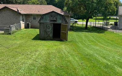 Photo of Lucia H.'s yard after getting lawn care in Youngsville, NC