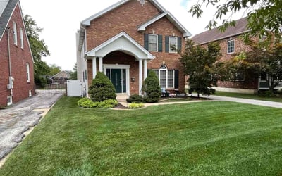 Photo of Marcus d.'s yard after getting lawn care in Festus, MO