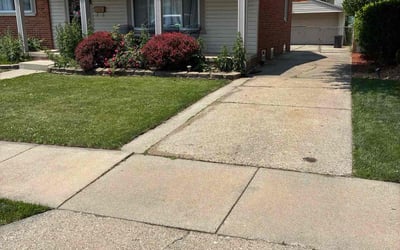 Photo of Xavier R.'s yard after getting lawn care in Parma, OH