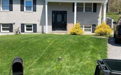 Photo of Christopher S.'s yard after getting lawn care in Cockeysville, MD