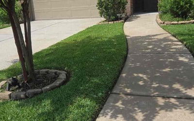 Photo of Joshua G.'s yard after getting lawn care in Spring, TX