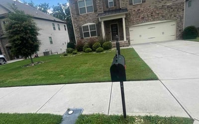 Photo of James M.'s yard after getting lawn care in Atlanta, GA