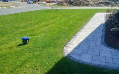Photo of Andrea J.'s yard after getting lawn care in Avon, CT