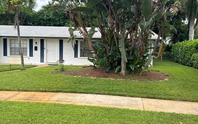 Photo of Erika K.'s yard after getting lawn care in North Palm Beach, FL