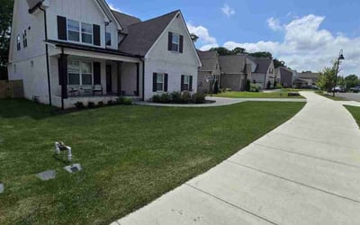 Photo of Erika G.'s yard after getting lawn care in Hendersonville, TN