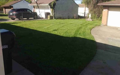 Photo of Sharnette M.'s yard after getting lawn care in La Plata, MD