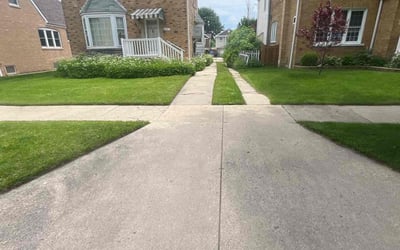 Photo of Elton C.'s yard after getting lawn care in Palos Hills, IL