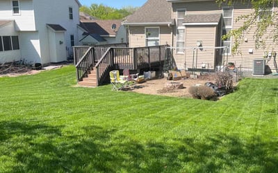 Photo of Melani W.'s yard after getting tree care in Champlin, MN