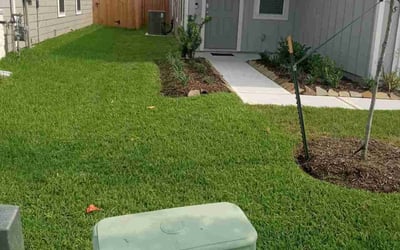 Photo of Frank M.'s yard after getting lawn care in Wichita Falls, TX