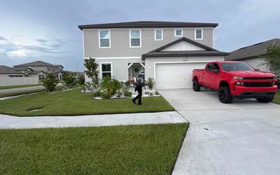 Photo of Kristy P.'s yard after getting lawn care in Lakeland, FL