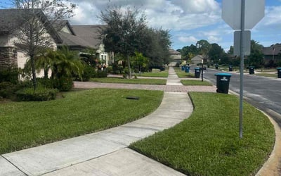 Photo of David M.'s yard after getting lawn care in Palm Bay, FL