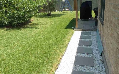 Photo of Beau M.'s yard after getting lawn care in Rockport, TX
