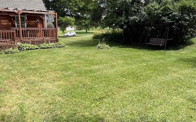 Photo of Kevin or Julie M.'s yard after getting lawn care in Erie, PA