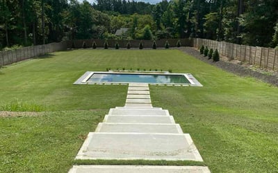 Photo of Li C.'s yard after getting lawn care in Mount Laurel, NJ